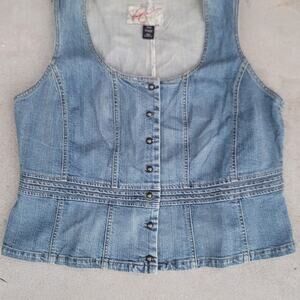 Vtg Venezia Denim Vest